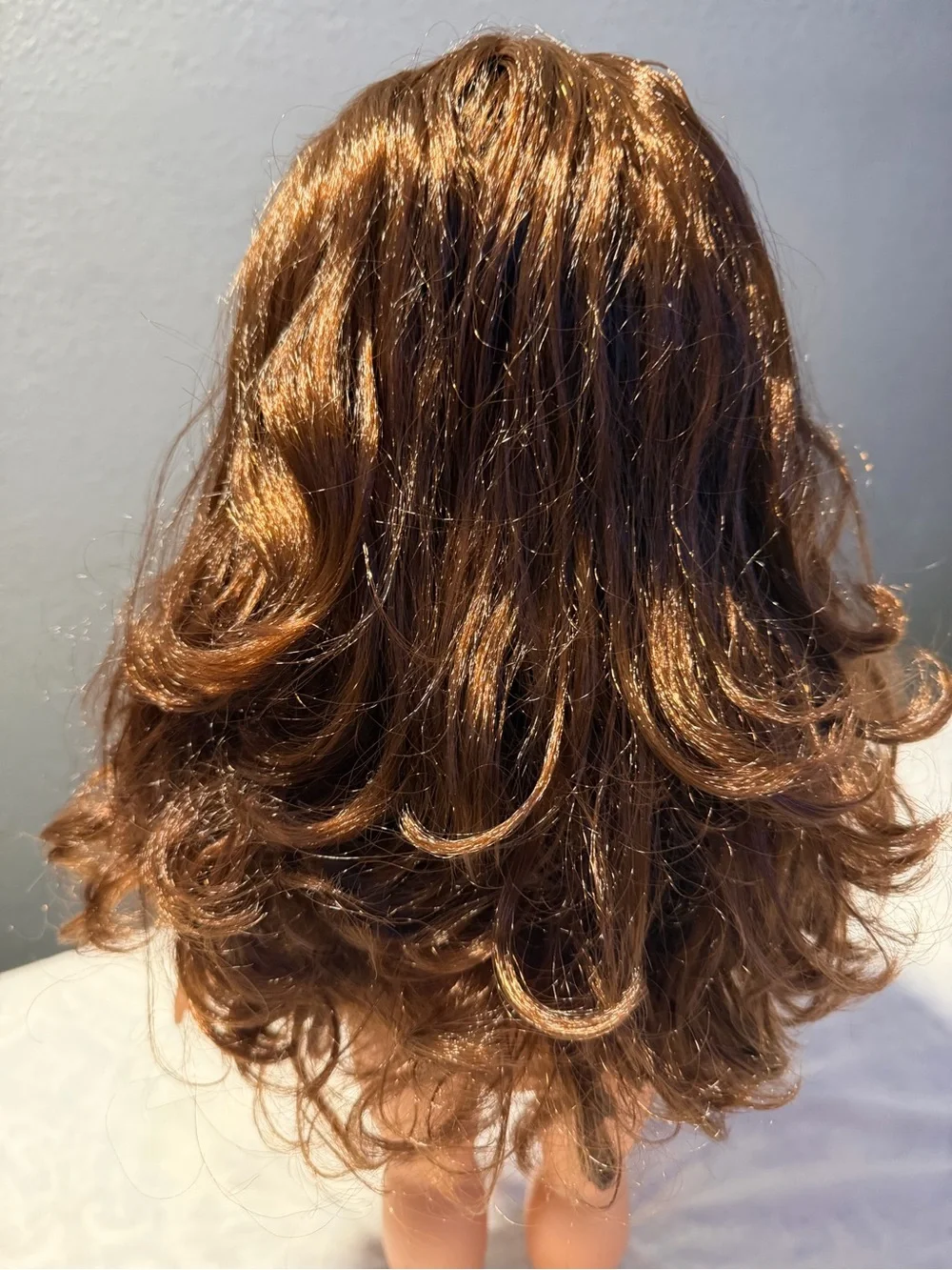 Disney  ily 4ever Brown-Hair green ayes size 18’’